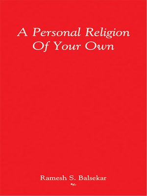 cover image of A Personal Religion of Your Own